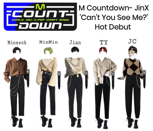 JinX Debut M Countdown Stage