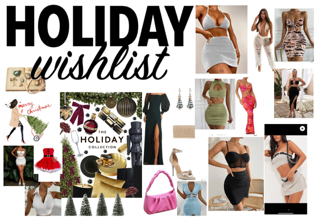 Holiday wishlist outfit