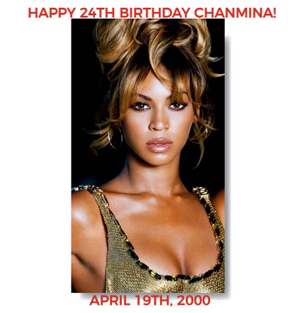 Happy 24th Birthday Chanmina!
