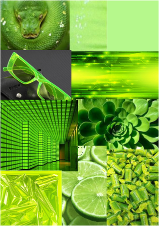 Lime Green Mood Board