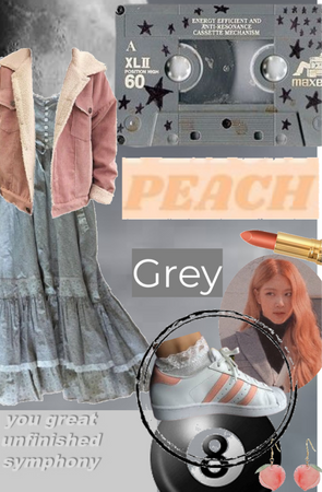 peach 🍑 and grey