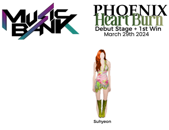 PHOENIX (피닉스) Suhyeon Heart Burn | Music Bank