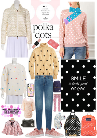 Polka Dot Winter Outfit
