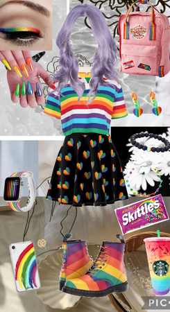 Rainbow Outfit 3