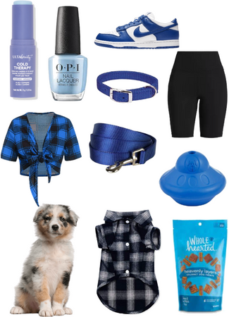 blue me and puppy outfit