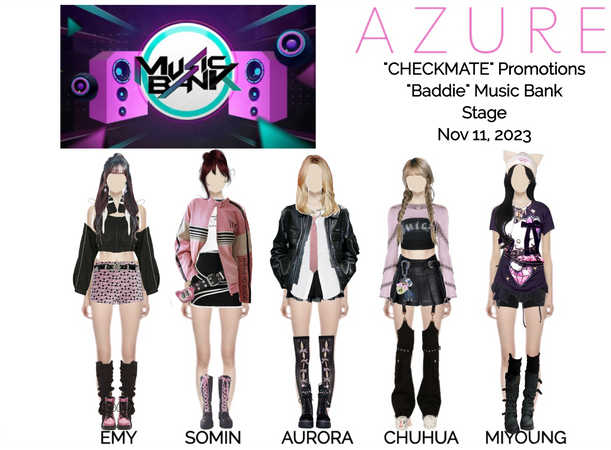 AZURE(하늘빛) "Baddie" Music Bank Stage
