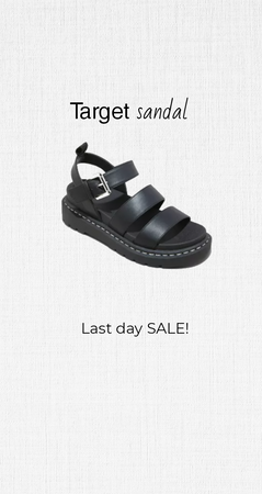 target sandals sale