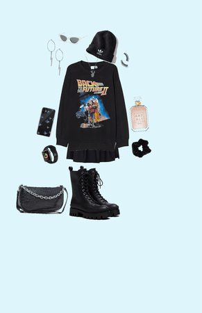 badgirl outfit🖤🛹