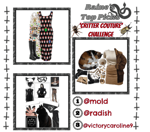 𖤐'critter couture' challenge winners