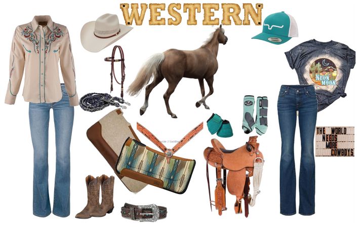 Horse riding outfit: western