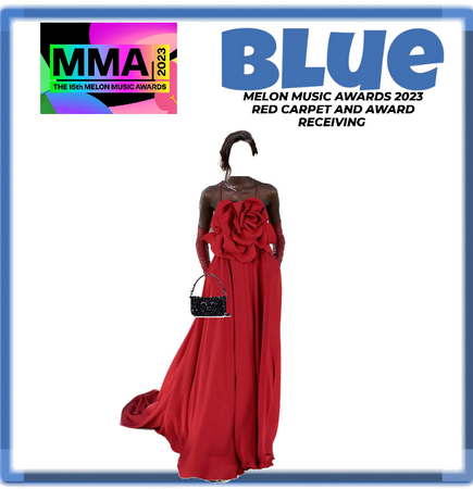 BLUE ON MMA2023 RED CARPET