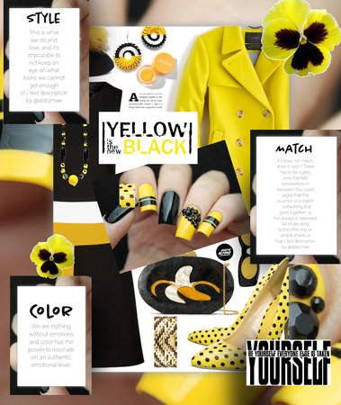 Yellow + Black Chic