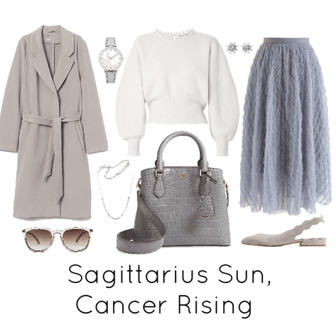 Sagittarius Sun, Cancer Rising