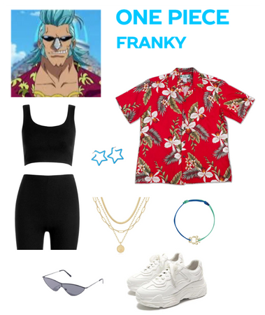 One Piece: Franky Anime Inspired Outfit