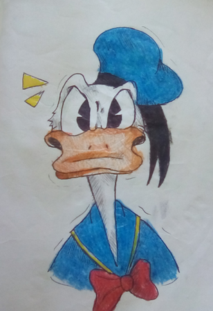 Donald duck my drawing