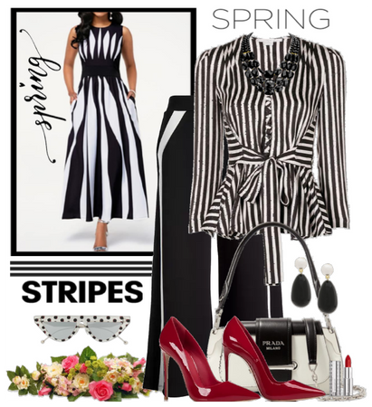 Springtime Stripes Outfit Challenge