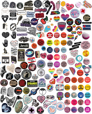 All the pins and patches