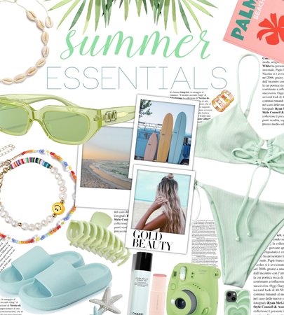 summer essentials - magazine page🤍