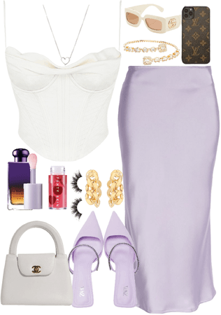white and purple | brunch