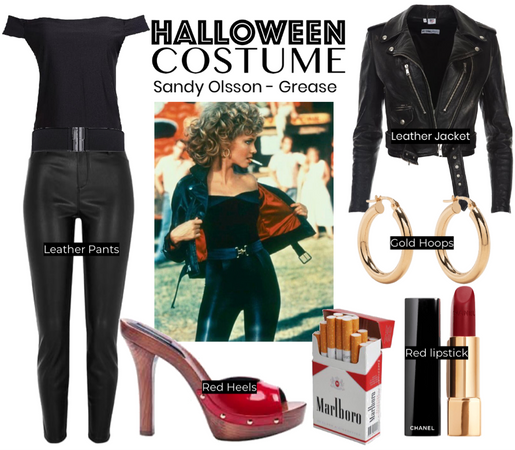 Halloween costume sandy olsson from grease