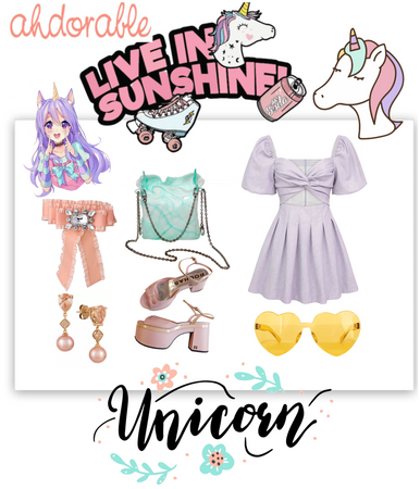 Unicorn inspired outfit