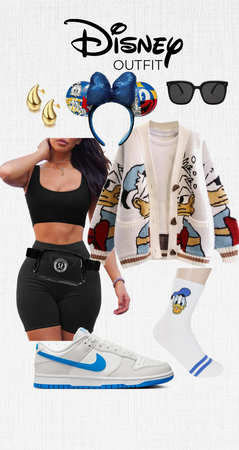 Donald duck inspired outfit