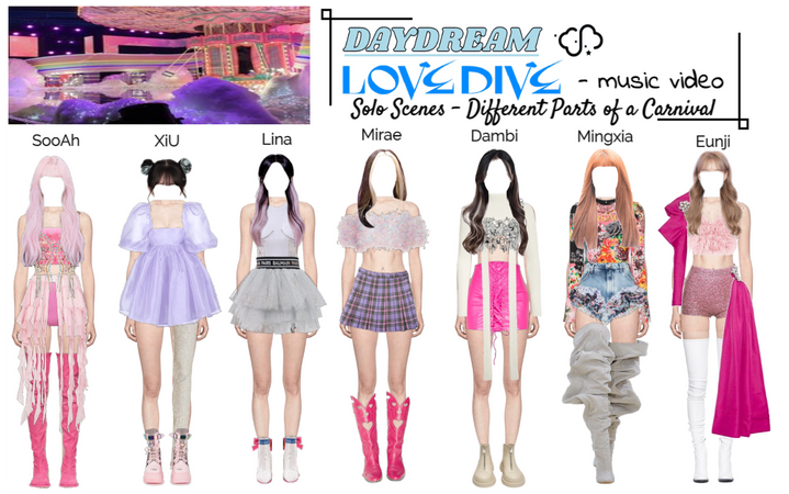 LOVE DIVE - MUSIC VIDEO OUTFITS