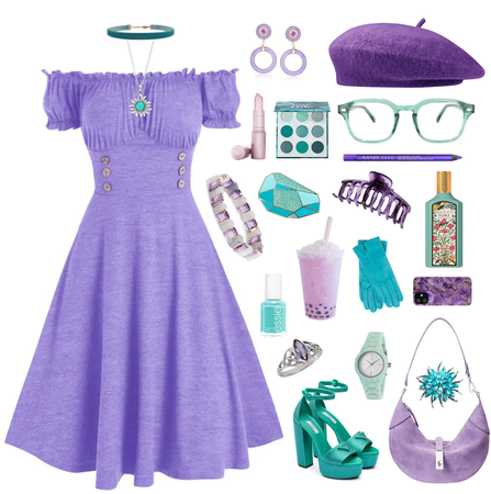 Amethyst and Turquoise