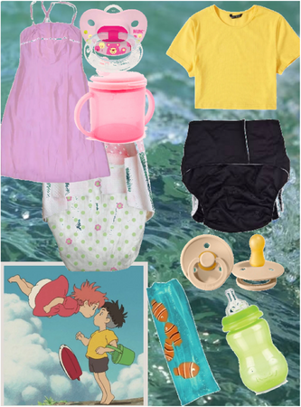 Ponyo agereg outfit board