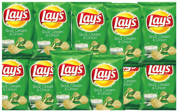 sour cream and onion lays