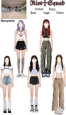 Kpop group outfit