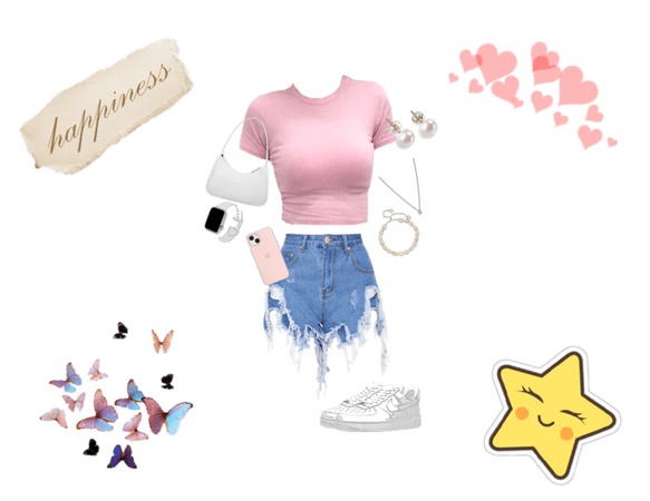 Pink asthetic outfit!
