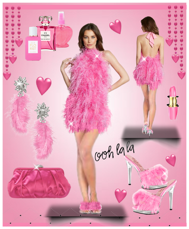 Feathers in Hot Pink