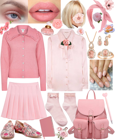 Pink School Outfit