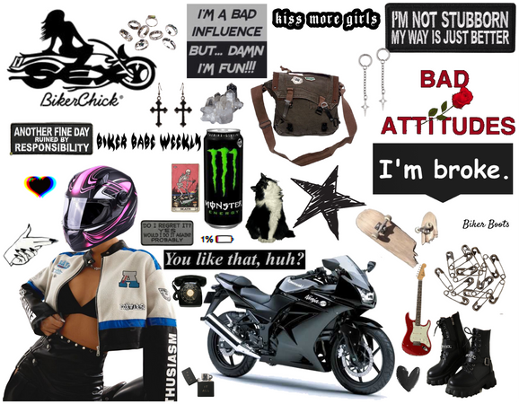 biker girl