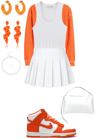 orange & white