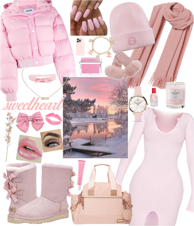 baby pink winter 🩷
