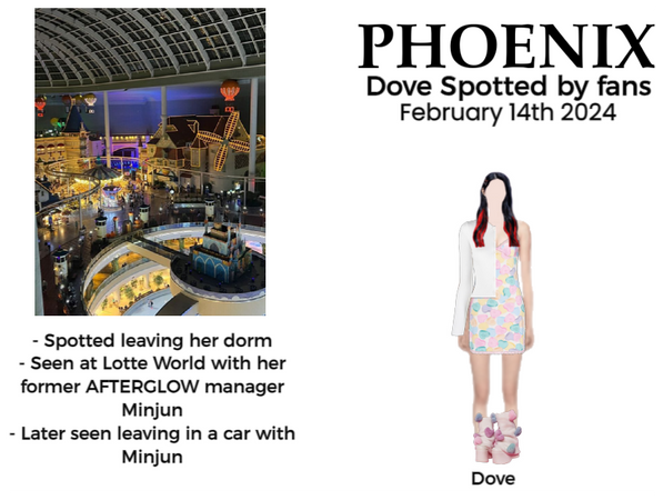 PHOENIX (피닉스) Dove Spotted by fans