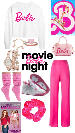 Barbie movie night