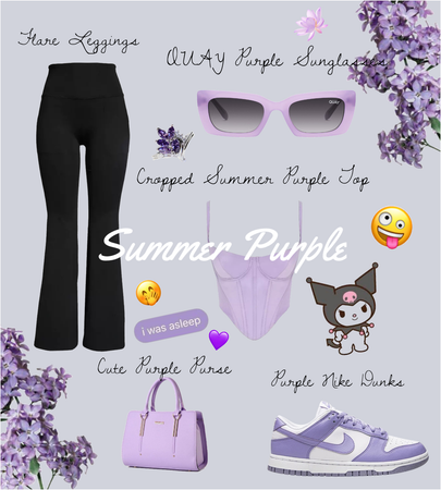 Summer Purple 😈👾🌂☔️🍆🍇🎆🔮💜💟♒️🚺🟪