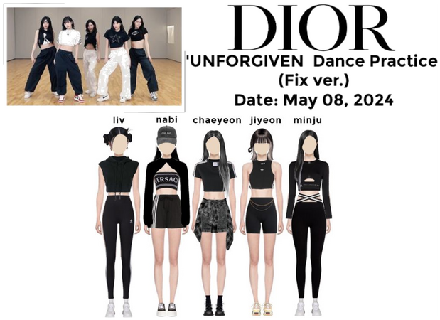 dior 'unforgiven'  Dance Practice  (Fix ver.)