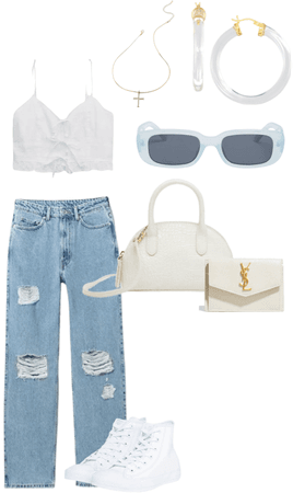 white outfit idea