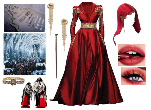 Harry Potter - Gryffindor OC Yule Ball Outfit