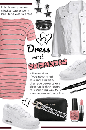 Dress and Sneakers