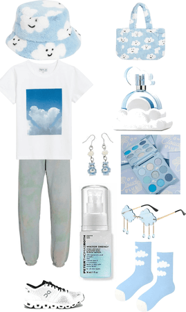 a set of casual cloud clothes