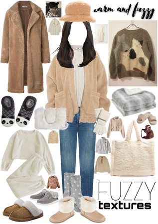 Fuzzy Winter/Chilly Spring Outfit