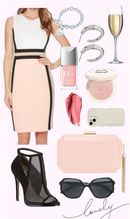 City summer wedding pink and chic