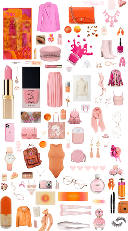 Orange and Pink Outfit