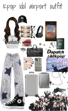 kpop idol airport outfit