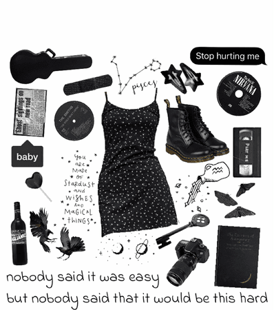 all black aesthetic outfit